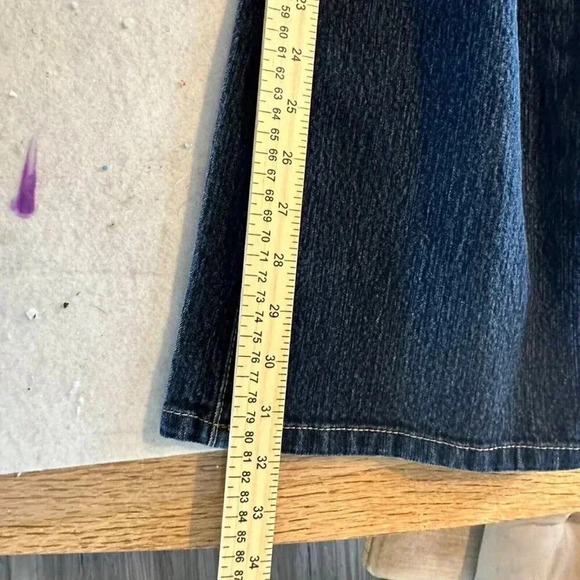 Grane Jeans Juniors Size 7 Regular Waist Boot Cut 5 Pocket Dark Blue Wash EUC - Picture 10 of 13